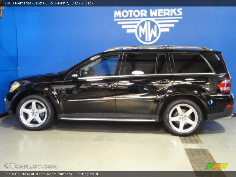 Black / Black 2008 Mercedes-Benz GL 550 4Matic