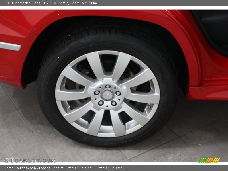 Mars Red / Black 2011 Mercedes-Benz GLK 350 4Matic