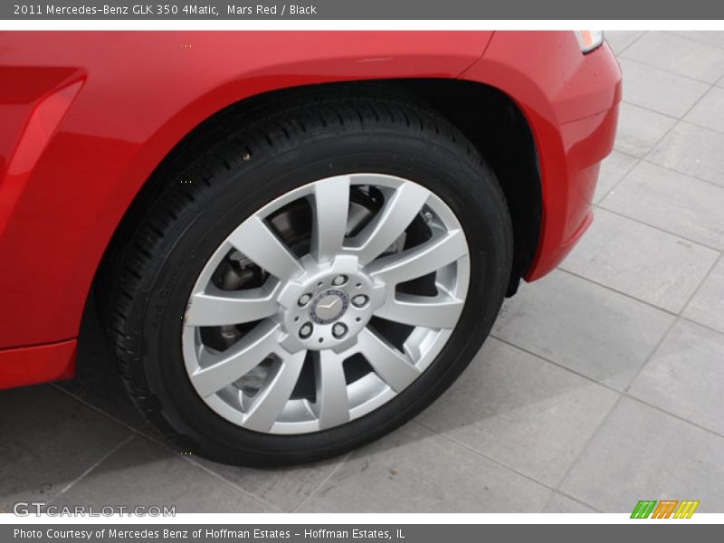 Mars Red / Black 2011 Mercedes-Benz GLK 350 4Matic