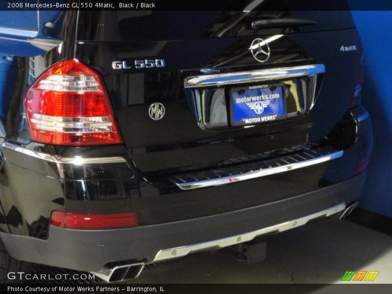 Black / Black 2008 Mercedes-Benz GL 550 4Matic