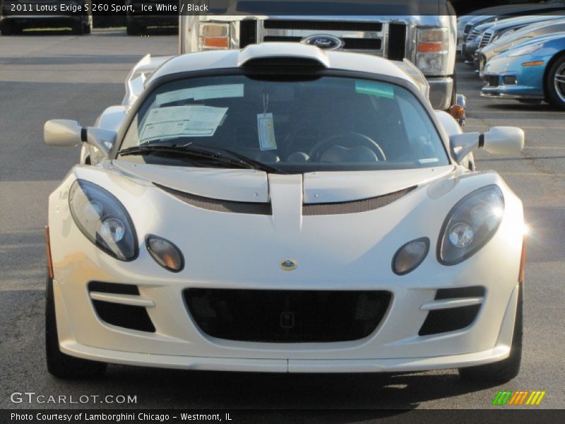 Ice White / Black 2011 Lotus Exige S 260 Sport