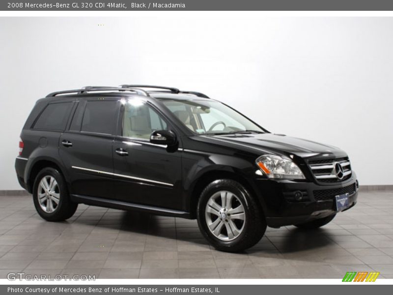 Black / Macadamia 2008 Mercedes-Benz GL 320 CDI 4Matic