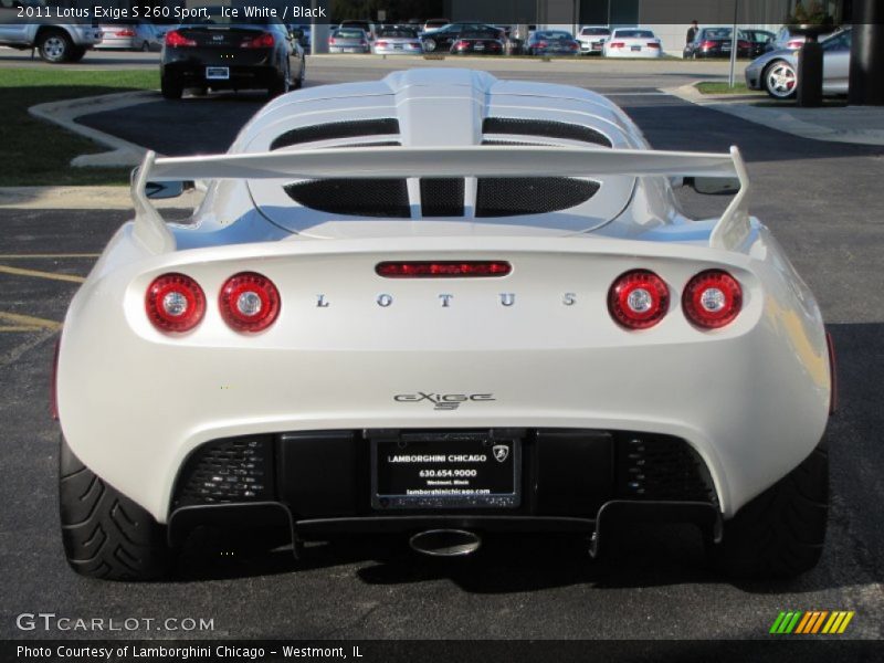 Ice White / Black 2011 Lotus Exige S 260 Sport