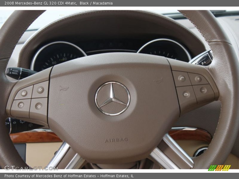 Black / Macadamia 2008 Mercedes-Benz GL 320 CDI 4Matic