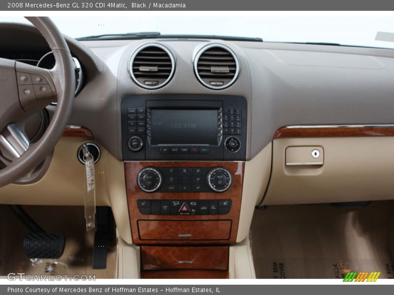 Black / Macadamia 2008 Mercedes-Benz GL 320 CDI 4Matic