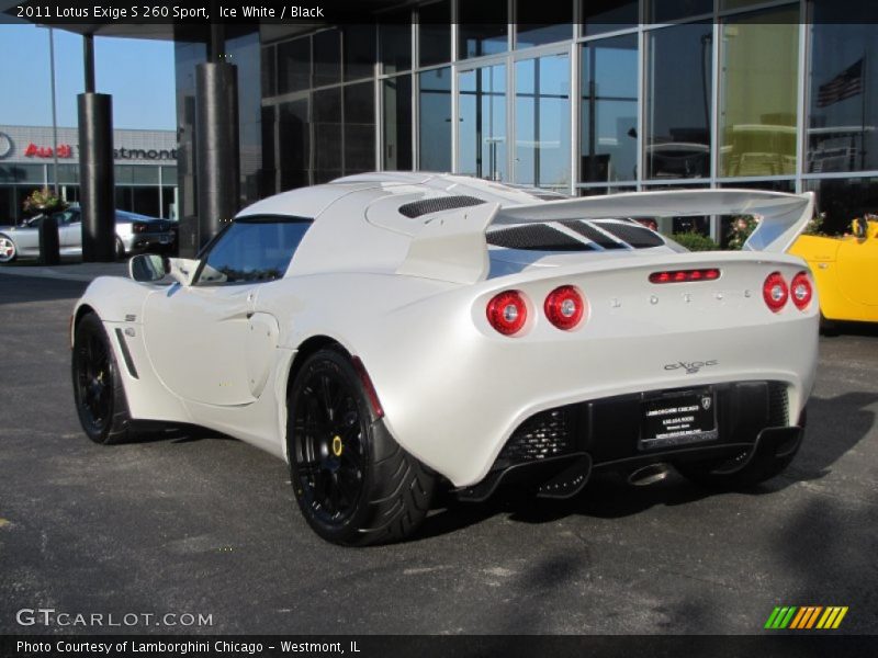 Ice White / Black 2011 Lotus Exige S 260 Sport