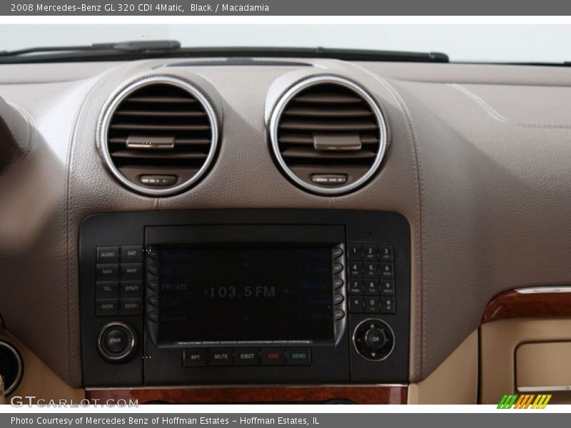 Black / Macadamia 2008 Mercedes-Benz GL 320 CDI 4Matic