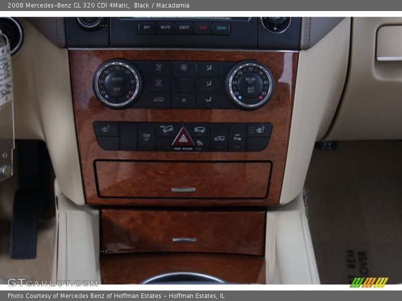 Black / Macadamia 2008 Mercedes-Benz GL 320 CDI 4Matic