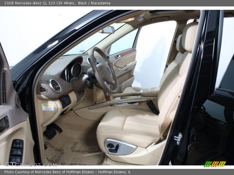 Black / Macadamia 2008 Mercedes-Benz GL 320 CDI 4Matic
