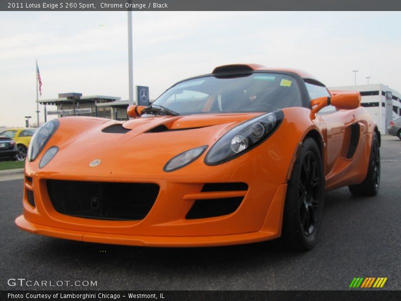 Chrome Orange / Black 2011 Lotus Exige S 260 Sport