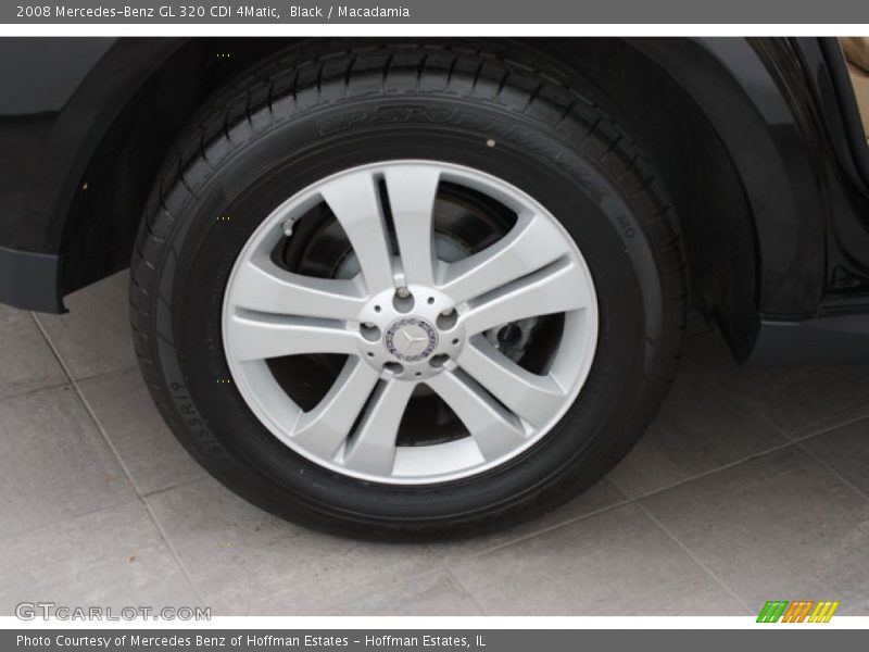 Black / Macadamia 2008 Mercedes-Benz GL 320 CDI 4Matic