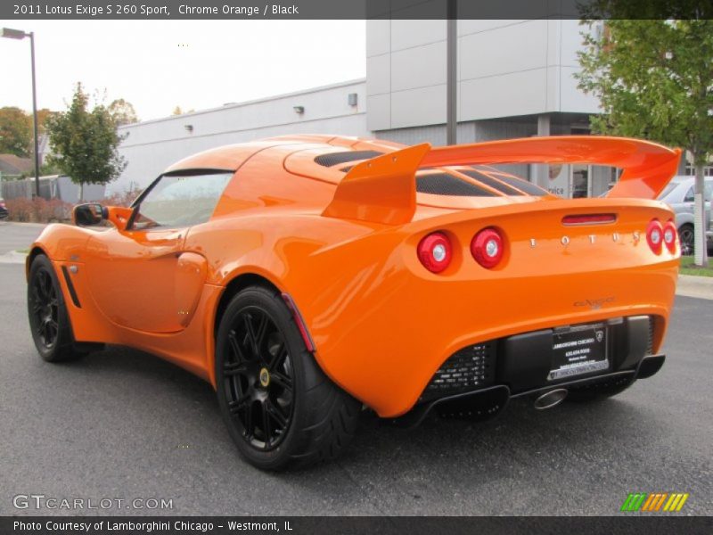 Chrome Orange / Black 2011 Lotus Exige S 260 Sport
