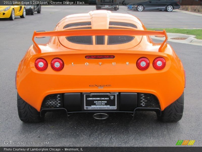Chrome Orange / Black 2011 Lotus Exige S 260 Sport