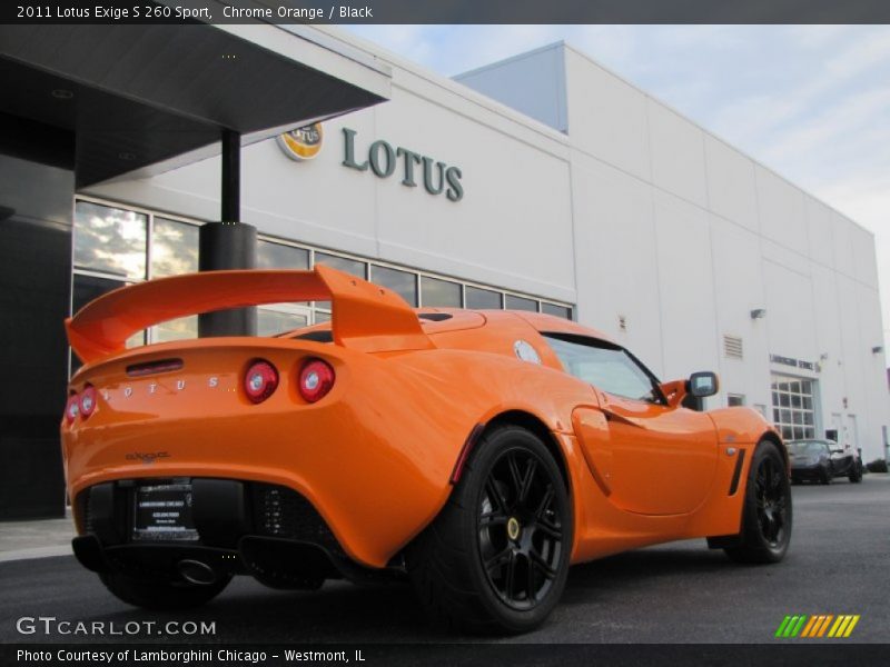 Chrome Orange / Black 2011 Lotus Exige S 260 Sport