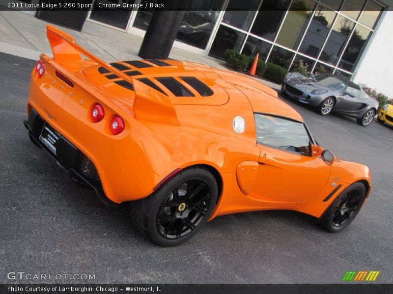 Chrome Orange / Black 2011 Lotus Exige S 260 Sport