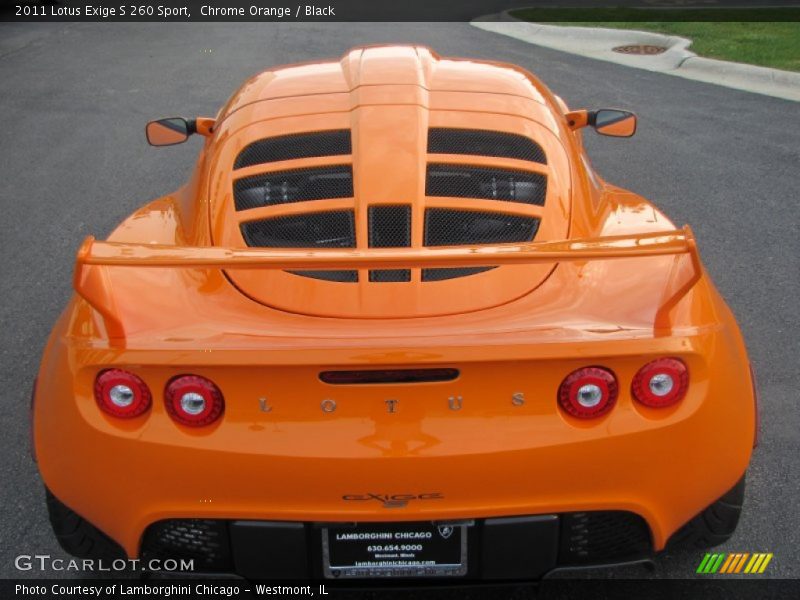 Chrome Orange / Black 2011 Lotus Exige S 260 Sport