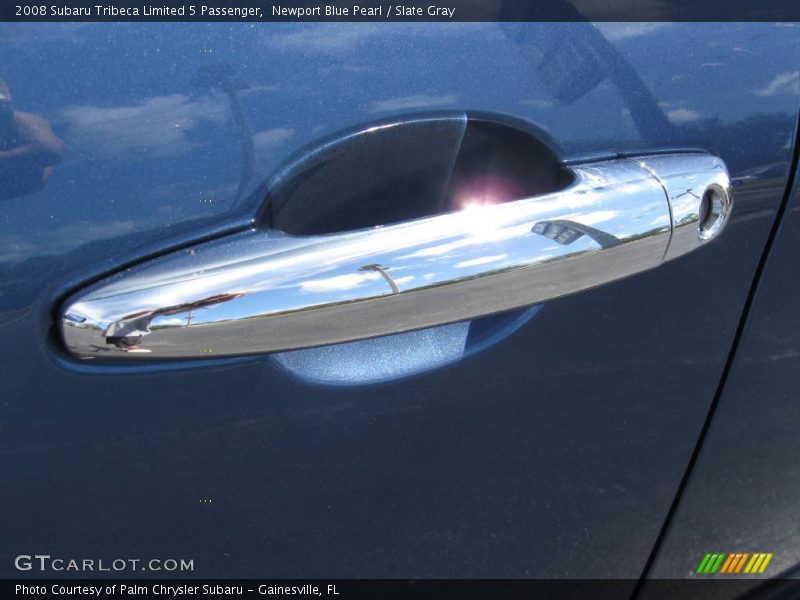 Newport Blue Pearl / Slate Gray 2008 Subaru Tribeca Limited 5 Passenger