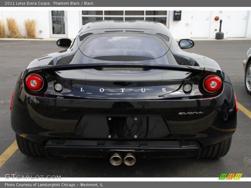 Phantom Black / Black 2011 Lotus Evora Coupe