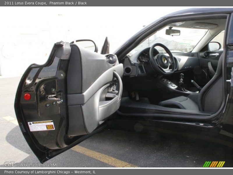 Phantom Black / Black 2011 Lotus Evora Coupe