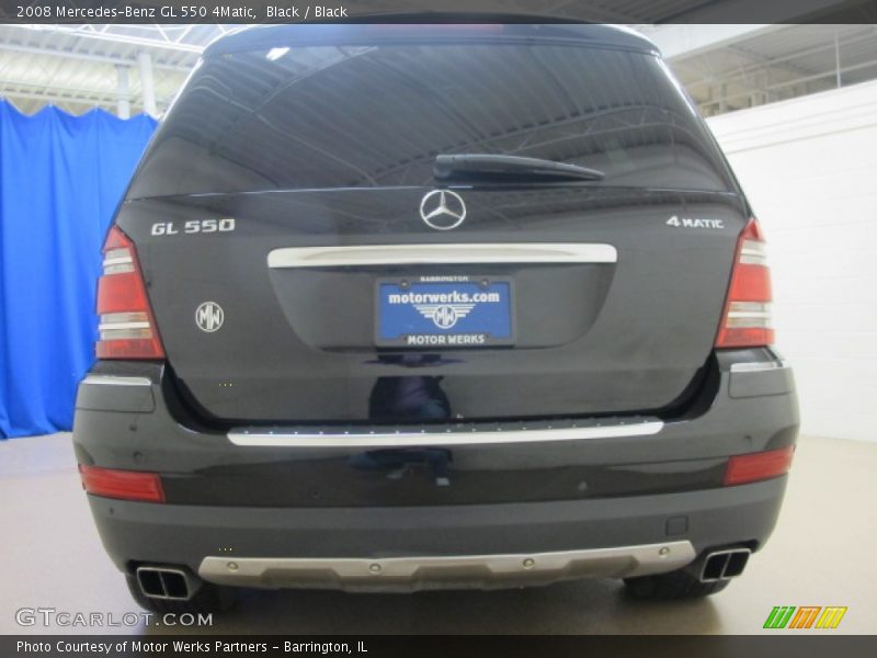 Black / Black 2008 Mercedes-Benz GL 550 4Matic