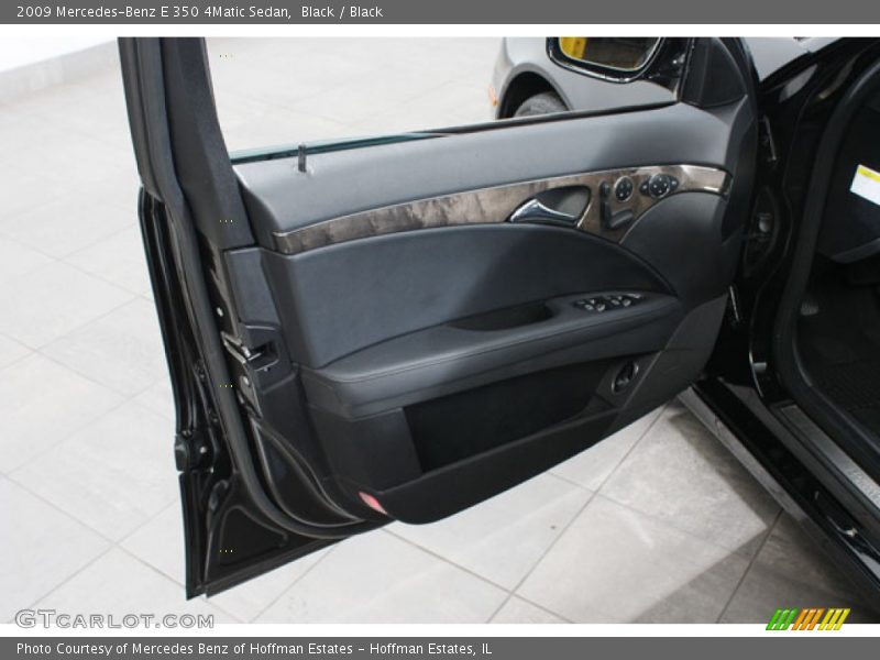 Black / Black 2009 Mercedes-Benz E 350 4Matic Sedan