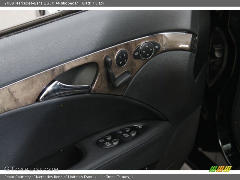 Black / Black 2009 Mercedes-Benz E 350 4Matic Sedan
