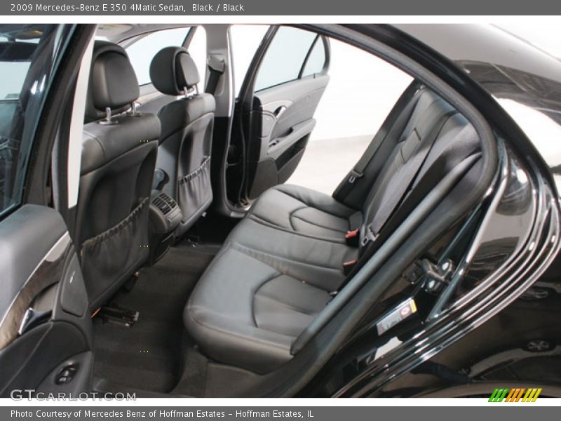 Black / Black 2009 Mercedes-Benz E 350 4Matic Sedan