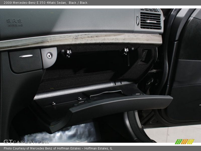 Black / Black 2009 Mercedes-Benz E 350 4Matic Sedan