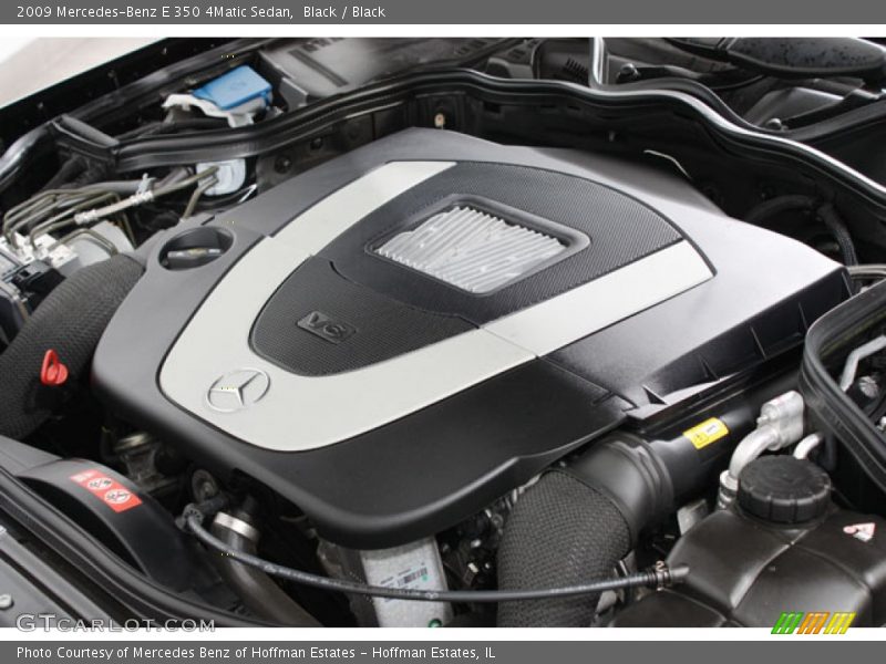Black / Black 2009 Mercedes-Benz E 350 4Matic Sedan