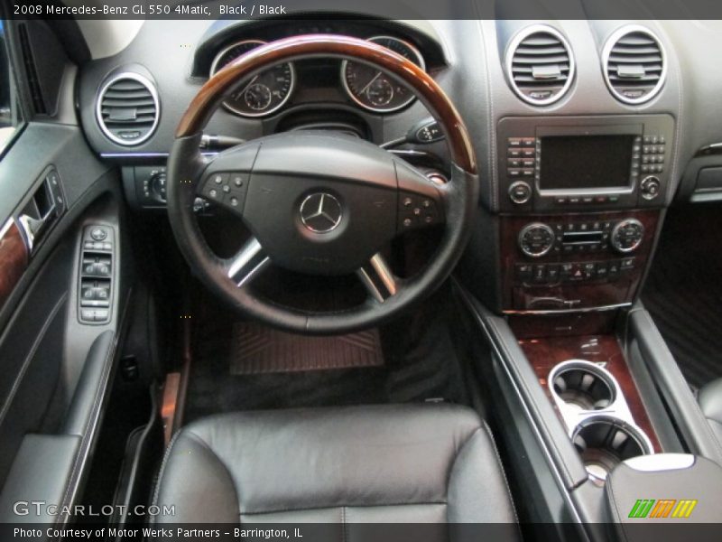 Black / Black 2008 Mercedes-Benz GL 550 4Matic