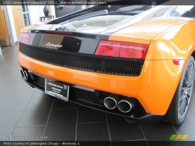Arancio Borealis (Orange) / Black 2011 Lamborghini Gallardo LP 550-2