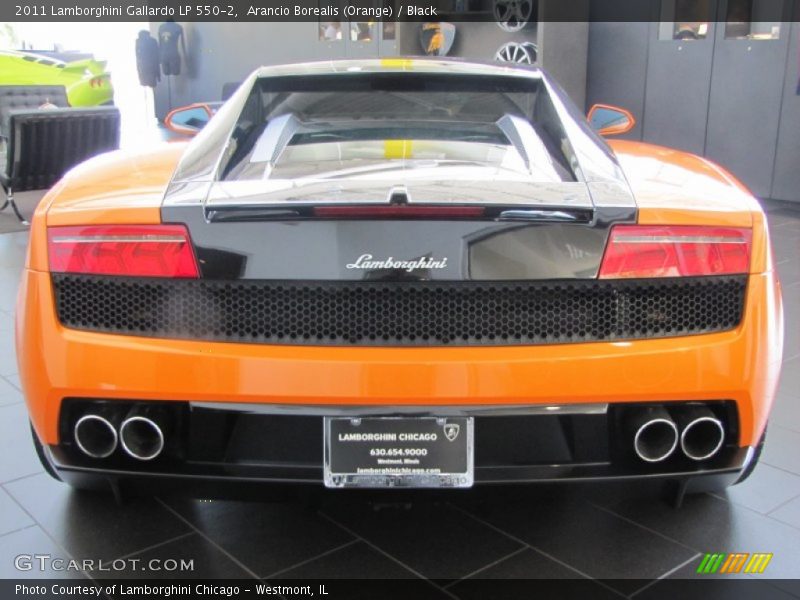 Arancio Borealis (Orange) / Black 2011 Lamborghini Gallardo LP 550-2