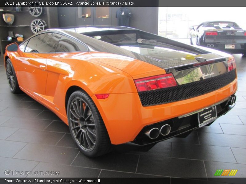 Arancio Borealis (Orange) / Black 2011 Lamborghini Gallardo LP 550-2