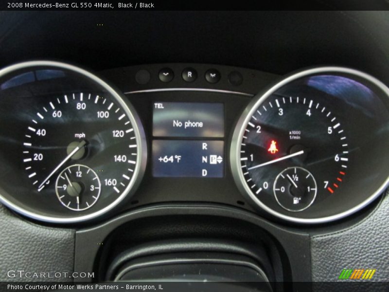 Black / Black 2008 Mercedes-Benz GL 550 4Matic