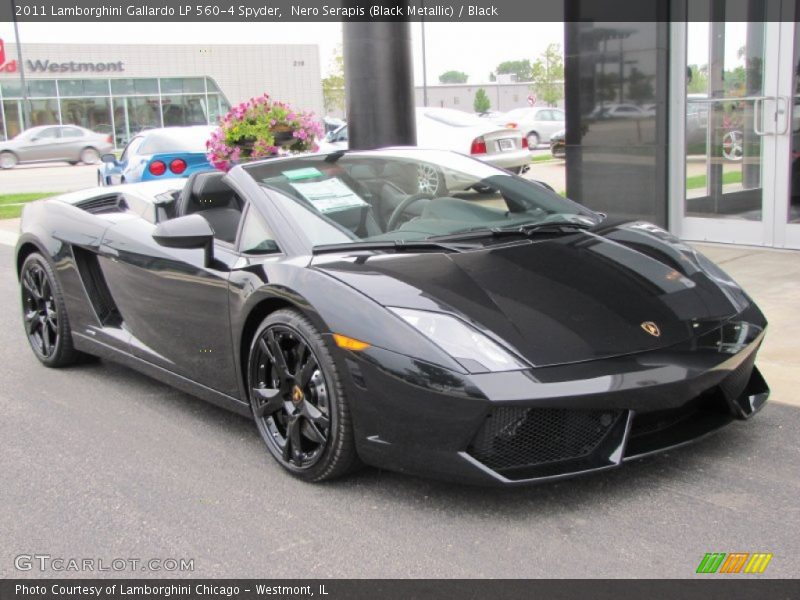 Front 3/4 View of 2011 Gallardo LP 560-4 Spyder