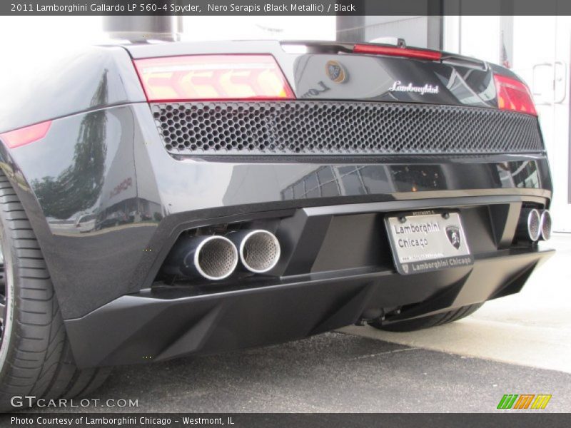 Nero Serapis (Black Metallic) / Black 2011 Lamborghini Gallardo LP 560-4 Spyder