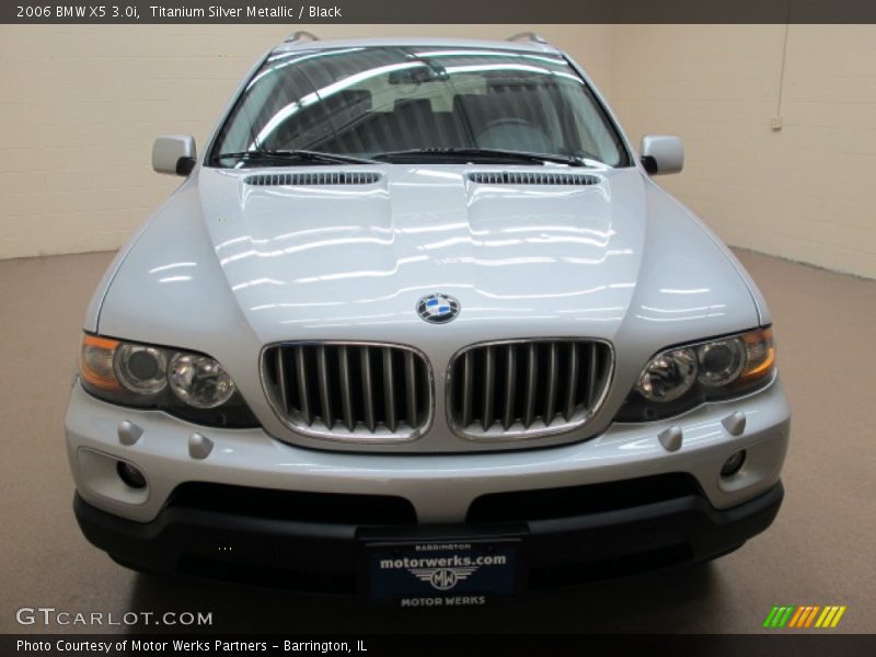 Titanium Silver Metallic / Black 2006 BMW X5 3.0i