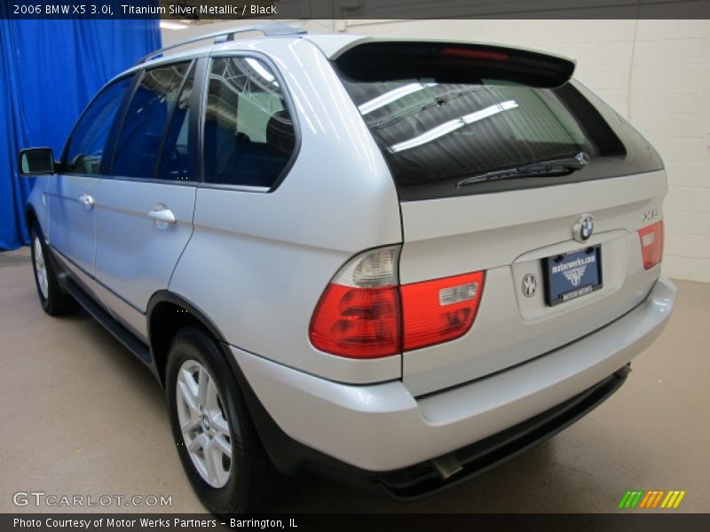 Titanium Silver Metallic / Black 2006 BMW X5 3.0i