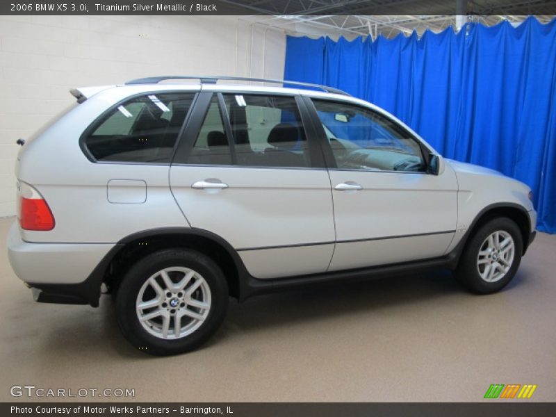 Titanium Silver Metallic / Black 2006 BMW X5 3.0i