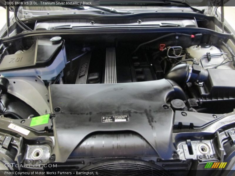 Titanium Silver Metallic / Black 2006 BMW X5 3.0i