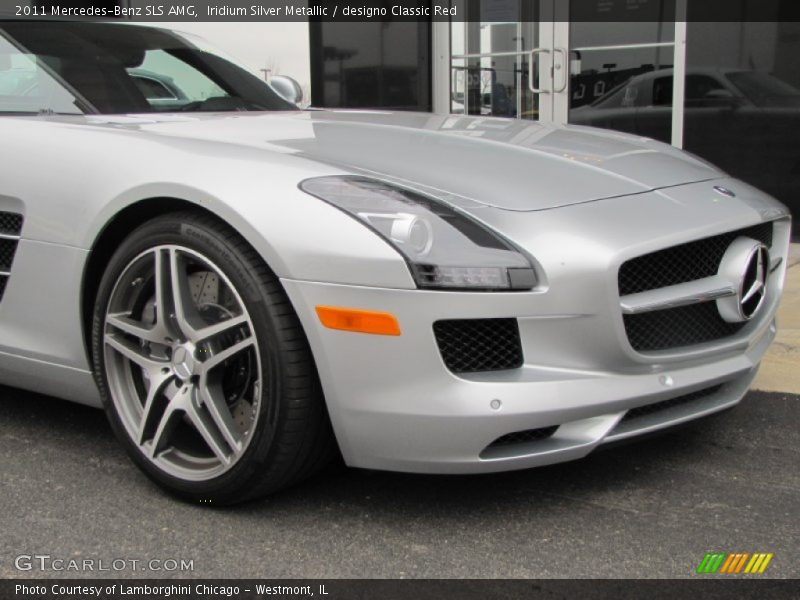 Iridium Silver Metallic / designo Classic Red 2011 Mercedes-Benz SLS AMG