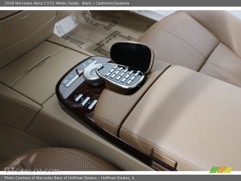 Black / Cashmere/Savanna 2008 Mercedes-Benz S 550 4Matic Sedan