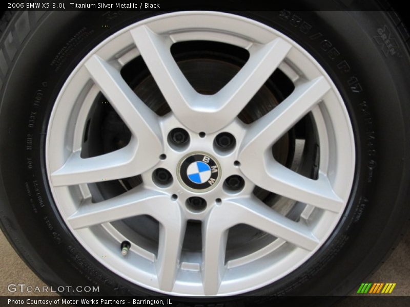 Titanium Silver Metallic / Black 2006 BMW X5 3.0i