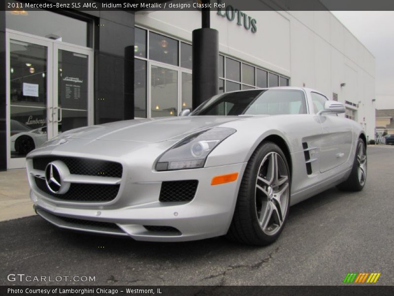 Iridium Silver Metallic / designo Classic Red 2011 Mercedes-Benz SLS AMG