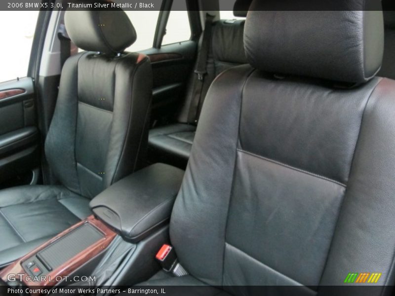 Titanium Silver Metallic / Black 2006 BMW X5 3.0i