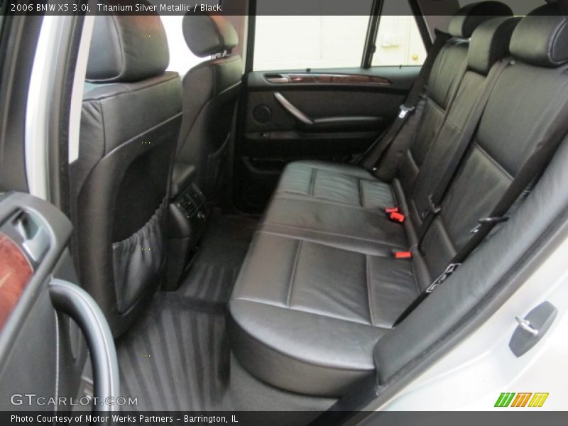 Titanium Silver Metallic / Black 2006 BMW X5 3.0i