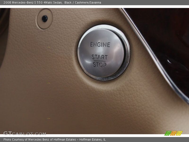 Black / Cashmere/Savanna 2008 Mercedes-Benz S 550 4Matic Sedan