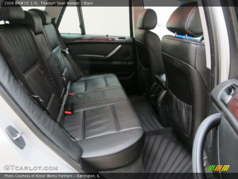 Titanium Silver Metallic / Black 2006 BMW X5 3.0i