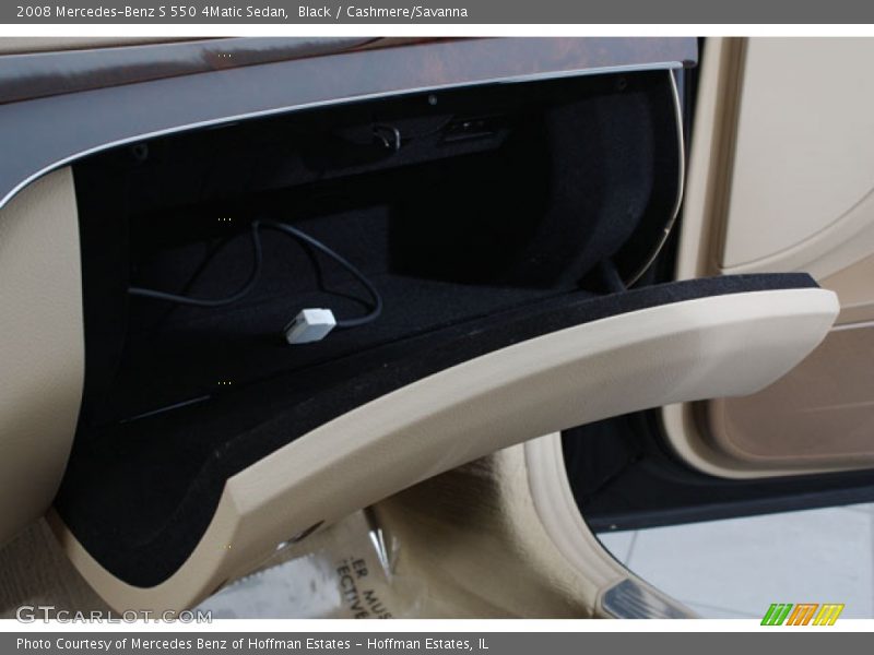 Black / Cashmere/Savanna 2008 Mercedes-Benz S 550 4Matic Sedan