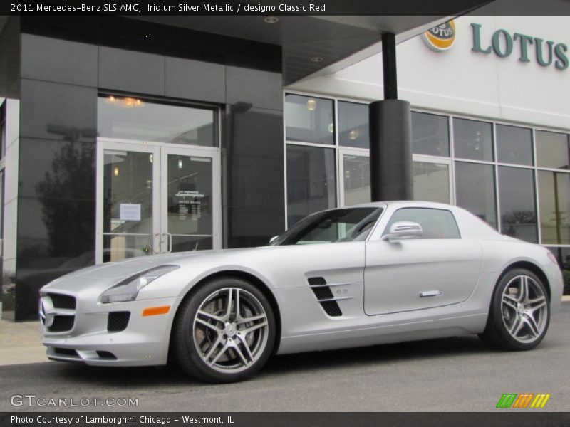 Iridium Silver Metallic / designo Classic Red 2011 Mercedes-Benz SLS AMG